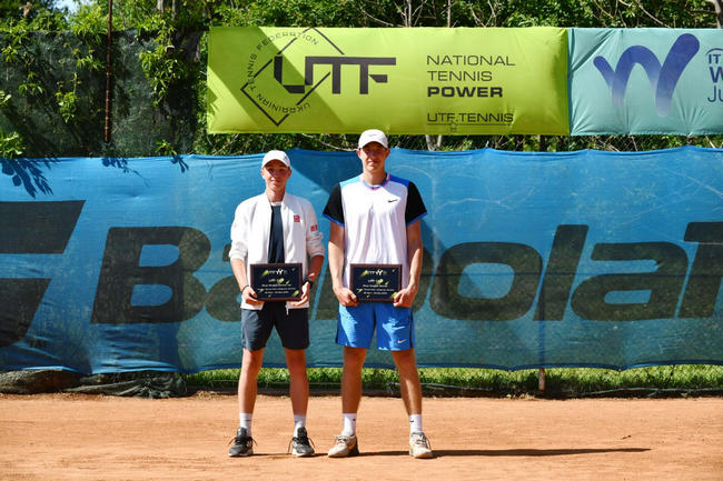 Юніори. Лідери посіву Втерковський і Білик стали чемпіонами турніру ITF Juniors в Ужгороді