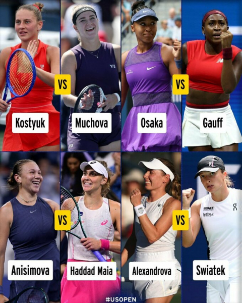 Костюк йде далі. Визначено всі пари 1/8 фіналу US Open 2025 у жінок