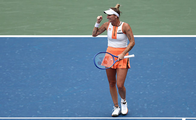US Open. Вондроушова перемогла восьму ракетку світу Паоліні, Рибакіна зупинила Радукану