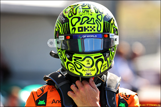В McLaren нашли причину схода Норриса