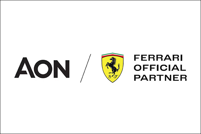 Aon - новый партнёр команды Ferrari