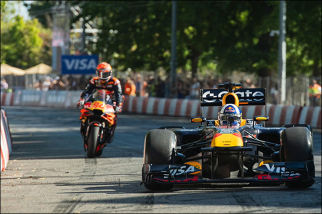 40000 зрителей на шоу Red Bull в Будапеште