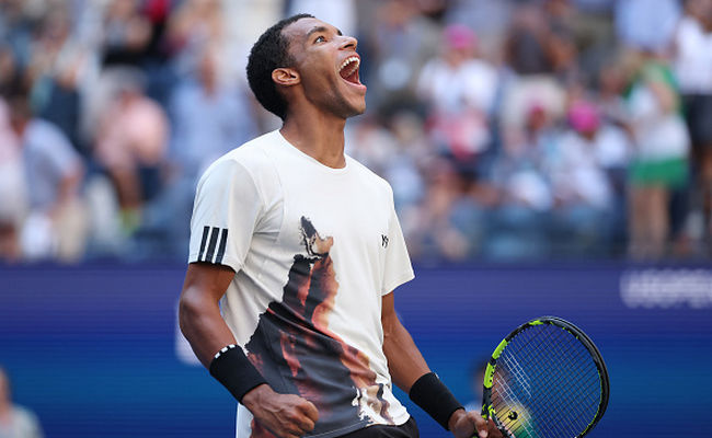 US Open. Оже-Альяссім за чотири години обіграв де Мінора і вийшов до 1/2 фіналу