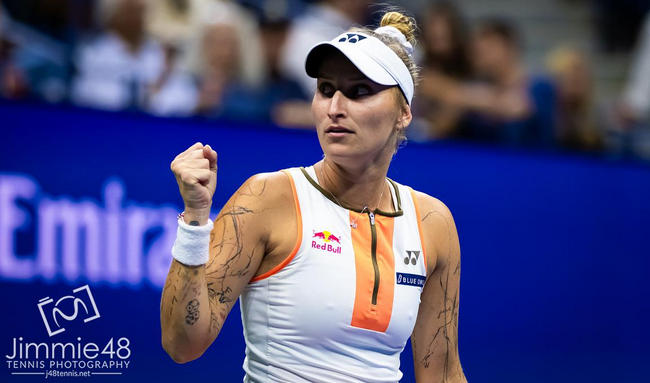US Open. Вондроушова перемогла десяту ракетку світу Рибакіну на шляху до 1/4 фіналу