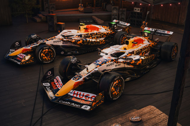 В Racing Bulls представили раскраску для Гран При США