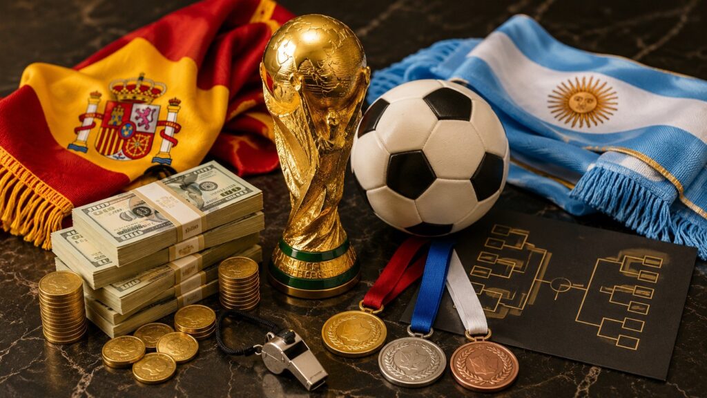Скільки заробить чемпіон світу-2026: призові Іспанії та Аргентини у фіналі