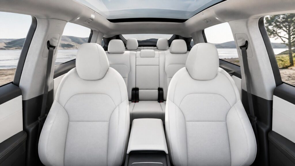 Нова Tesla Model YL отримала шість місць, запас ходу 523 км і живлення будинку