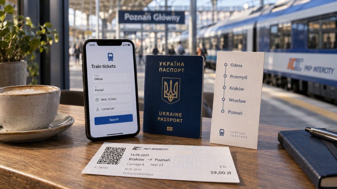 Як доїхати з Одеси до Познані потягом у 2026 році: маршрут через Перемишль, Краків і Вроцлав, офіційні сервіси УЗ і PKP, купівля квитків, перевірка розкладу та актуальної ціни перед поїздкою.